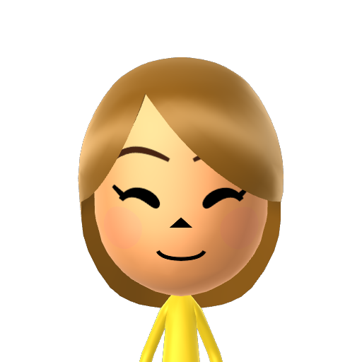 マリコ Mii character: This is a Club Look-See Mii from My Pokémon Ranch, released in 2008