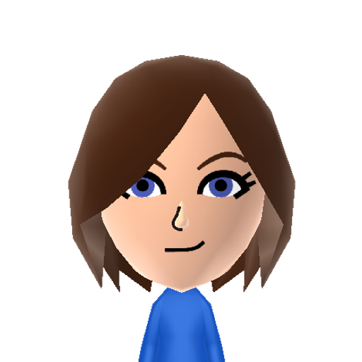 T. Wright Mii character: From "Ace Attorney". Nee Trucy Enigma, adoptive daughter of Phoenix Wright in the Apollo Justice era, she loves performing magic tricks.
