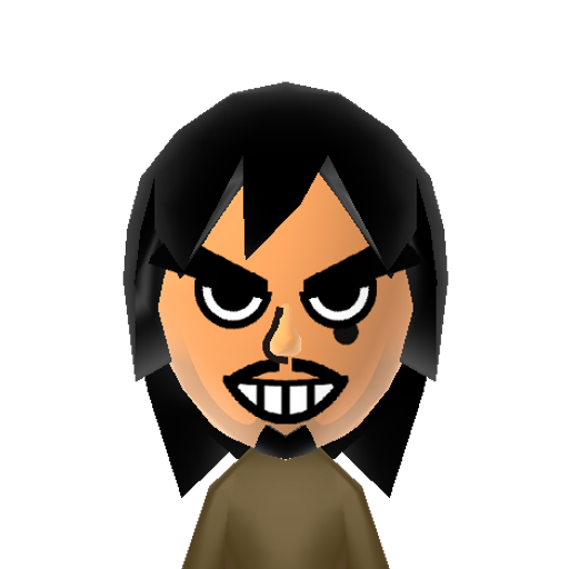 Bricker Mii character: A Mii from Wii Sports Anarchy, a mod for Wii Sports