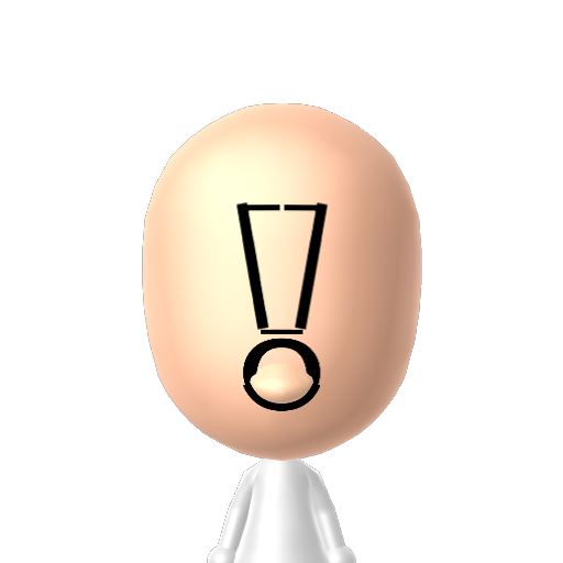 ! mark Mii character: A Mii uploaded to Check Mii Out Channel (WiiLInk)