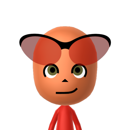Goodwill Mii character: A Mii from MiracilousMirica 199's Felitopia streams (without makeup)