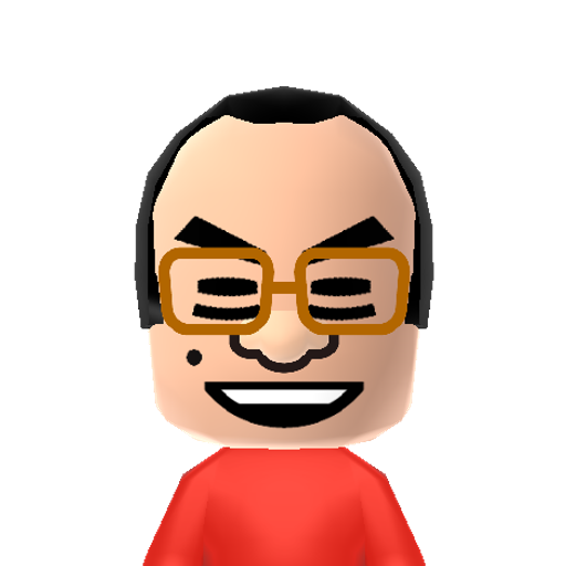 ナニワ　あてきち Mii character: A Mii from Gotouchi Tetsudou: Gotouchi Chara to Nihon Zenkoku no Tabi