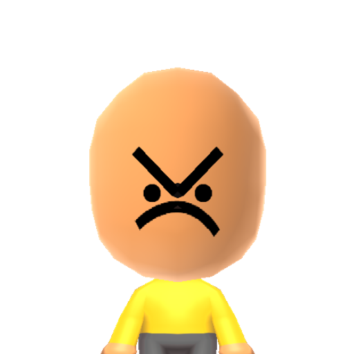 Agnry Faic Mii character: A popular emoticon that started on Newgrounds