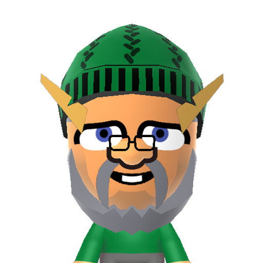 Santa'sElf Mii character: One of Santa Claus's many toy building employees.