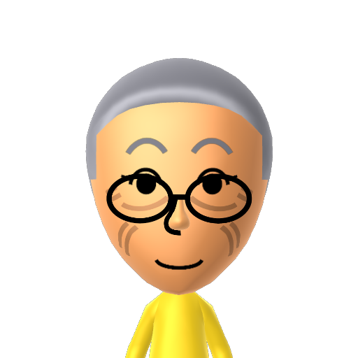 ババ Mii character: A Mii from Jinsei Game Wii