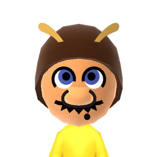 Bee Mario Mii character preview