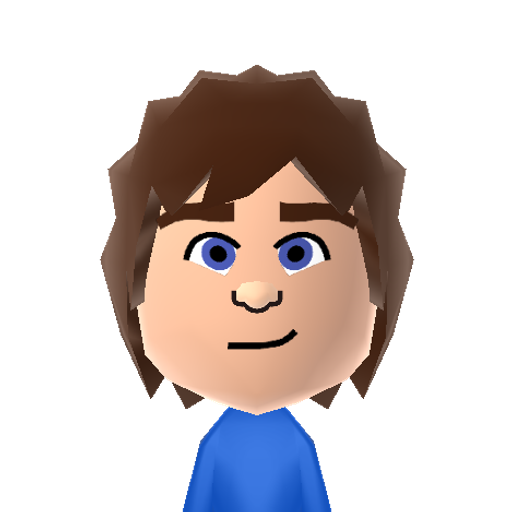 Cory Mii character: "Hey there, I'm Cory, and I've been an Ambassador here at Nintendo NY for about a year and a half. I'm a huge fan of all things Nintendo, and am prone to fall in love with its quirkier titles, such as Chibi-Robo and the Rhythm Heaven games. Make sure to bring your 3DS if you come visit; my Mii wants to meet your Mii!"