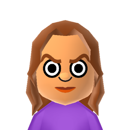 fart woman Mii character: Idk who she is, but her name says fart
