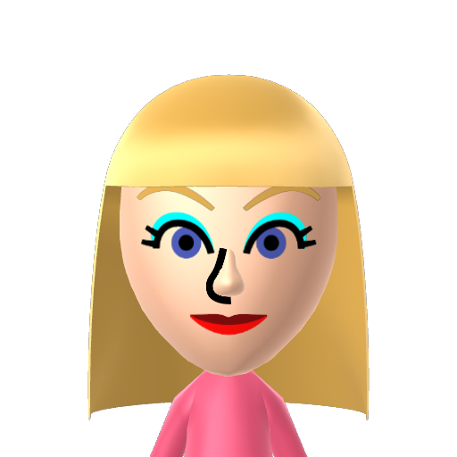 peach Mii character: A Mii from my childhood Wii.