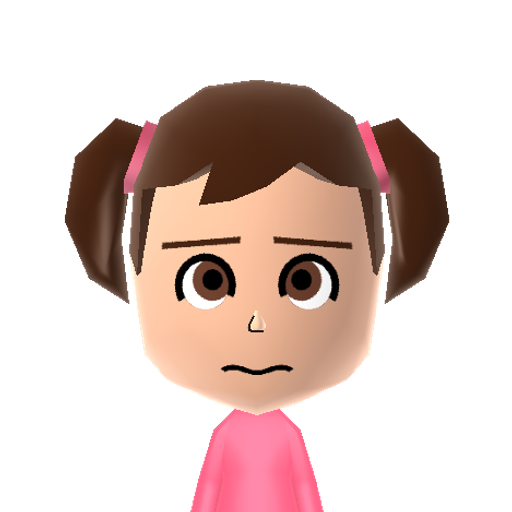 Nanako Mii character: From the game "Persona 4".