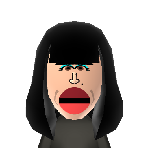 BIG Ang! Mii character: From reality VH1 TV shows, Mob Wives and her very own, Big Ang, the one and only Angela "Big Ang" Raiola! Maybe the sweetest lady ever associated with the mafia?