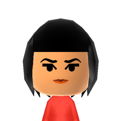 Nya Mii character: Samurai X from "Ninjago". Kai's sister