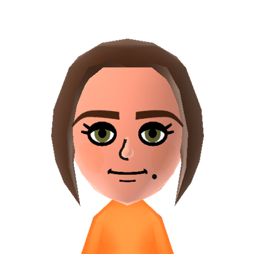 Leah Mii character: from my Wii U CPU Miis QR Codes video [@cpumiichannel]