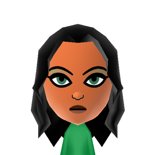 gamora Mii character: From "Guardians of the Galaxy"
