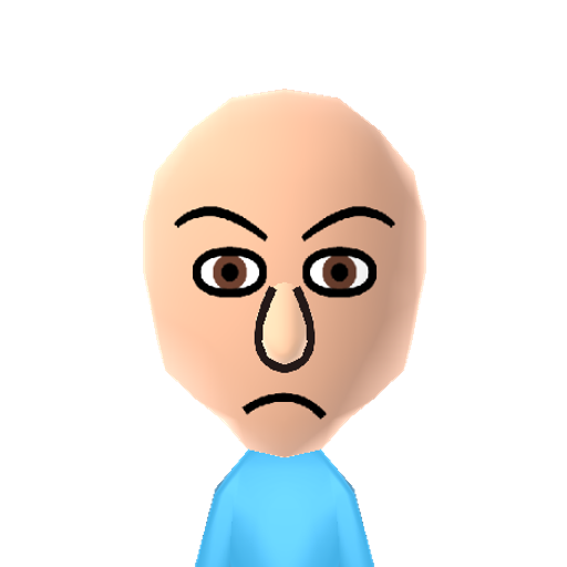squidward Mii character preview