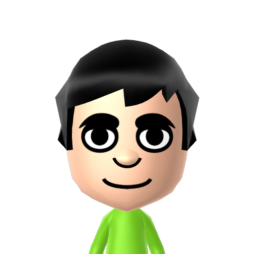 뿜뿟뿡쀼쁑쁘쁜쁠쁨쁩 Mii character: This is a Mii for testing Mii nicknames.