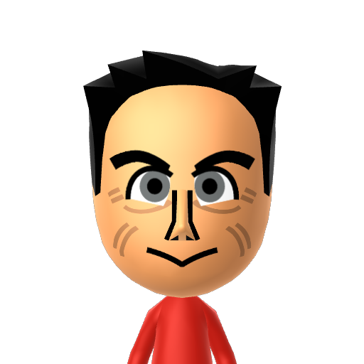 たかはし Mii character: A Mii from Jinsei Game Wii EX