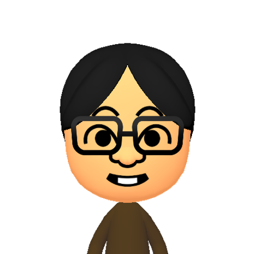 己已巳巾干廾弋弓才丑 Mii character: This Mii is from the Switch SDK as a SampleDB Mii.