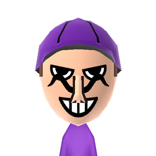Waluigi Mii character preview