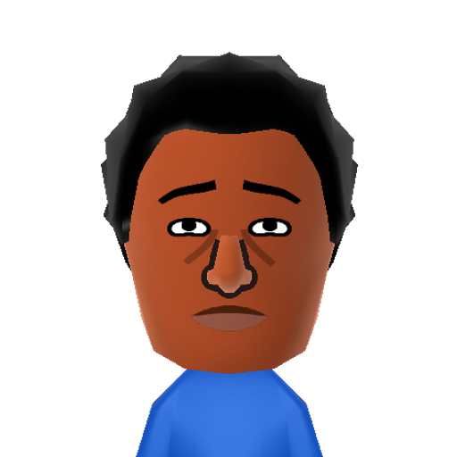Noah Mii character: From the TV show "The Walking Dead". Played by Tyler James Williams.