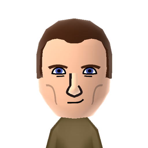 Doctor Who Mii character: Played by Christopher Eccleston in the popular British television series "Doctor Who"