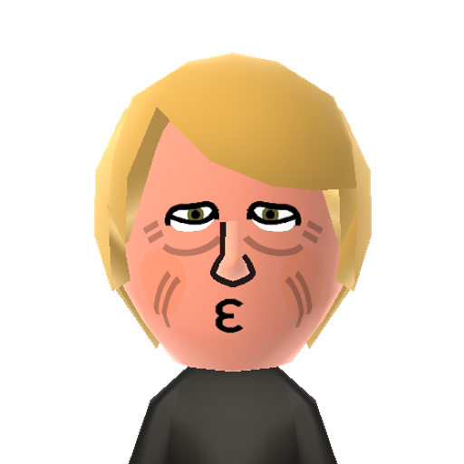 Trump Mii character: Billionaire real estate mogul and TV star from "The Apprentice". 45th President of the United States.