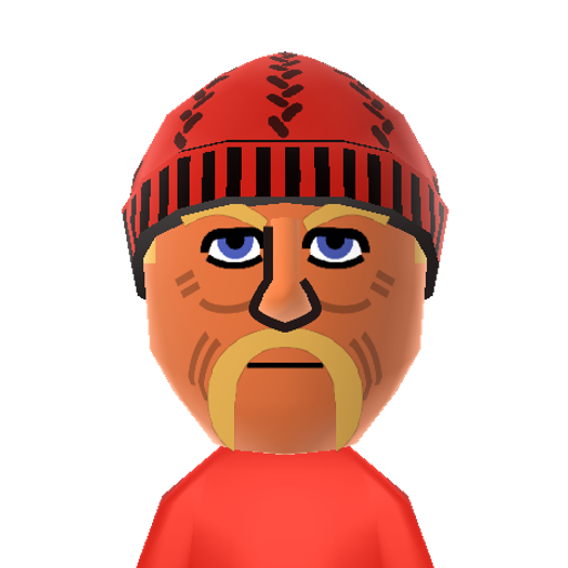 Hulk Hogan Mii character: A modern version of the famous pro wrestler as he looked at WrestleMania 30.