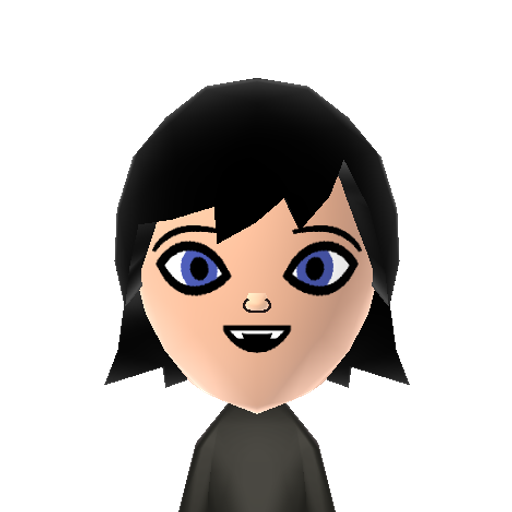 Mavis Mii character: The daughter of Dracula in the animated movie "Hotel Transylvania". Voiced by Selena Gomez.