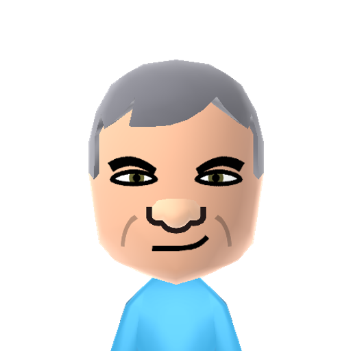 S. Martin Mii character: Zany comedian turned movie star.