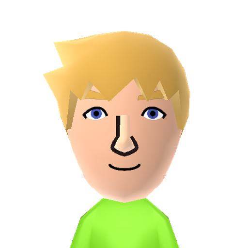 Love God Mii character: British YouTuber and a member of the Yogscast, a popular series of Youtube channels. He is also an anime fan and ex-radio presenter. His official mii from Tomodachi Life.
