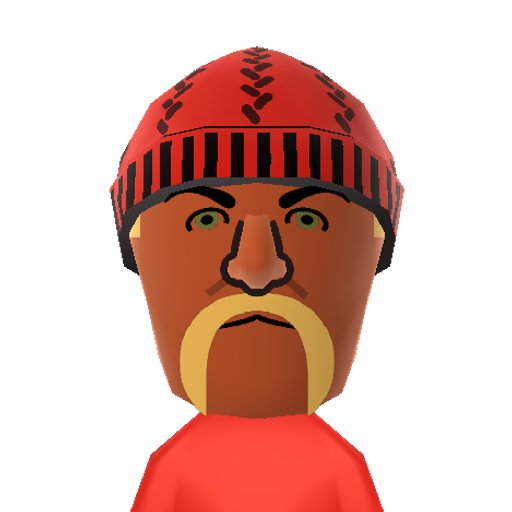 Hulk Hogan Mii character preview