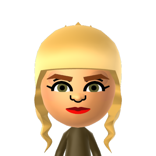 Sarah Mii character: from my Wii U CPU Miis QR Codes video [@cpumiichannel]