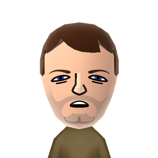 Castiel Mii character preview