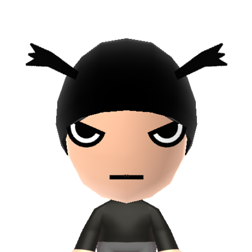 Garu Mii character: 12 year old ninja and the object of Pucca's affection from "Pucca".