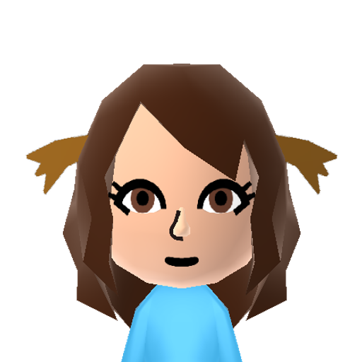 Haruhi S. Mii character: From the anime series "The Melancholy of Haruhi Suzumiya".