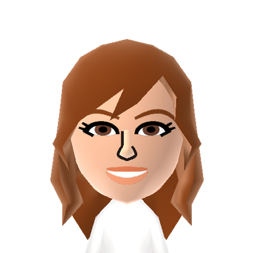Debby Ryan Mii character: American actress known for her roles in Disney's "Suite Life on Deck" and "JESSIE" as well as films such as "What If?" and "16 Wishes."