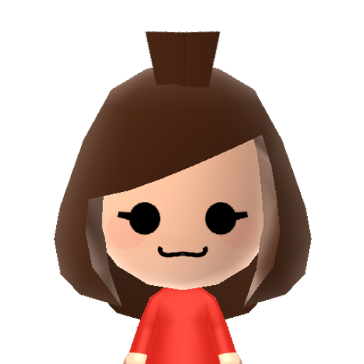 Strawberry Mii character preview