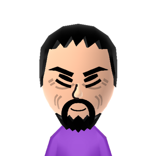 Fujitora Mii character: Better known by his alias "Fujitora", he is an Admiral in the Marines from the anime "One Piece".