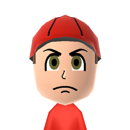 Red Mii character preview