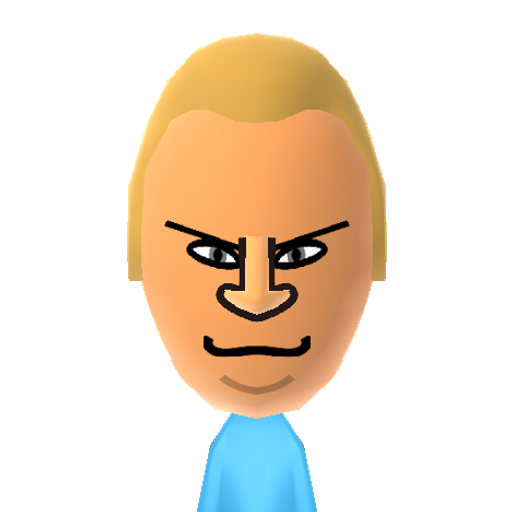 Beavis Mii character preview