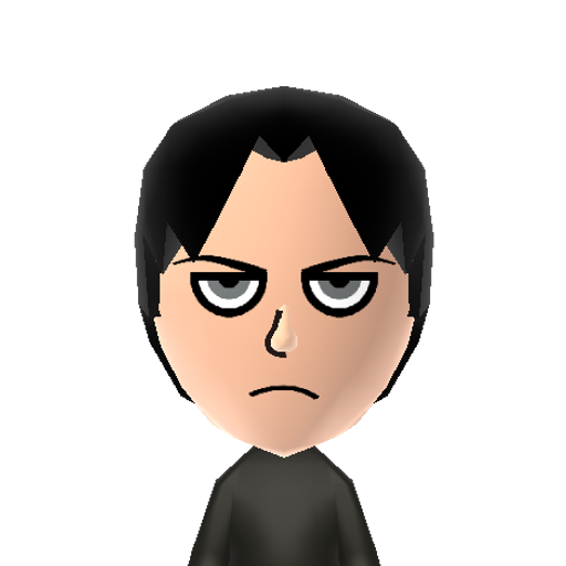 Levi Mii character: These are extracted and derived from the Mii Central Miis from the 3DS Miitopia.