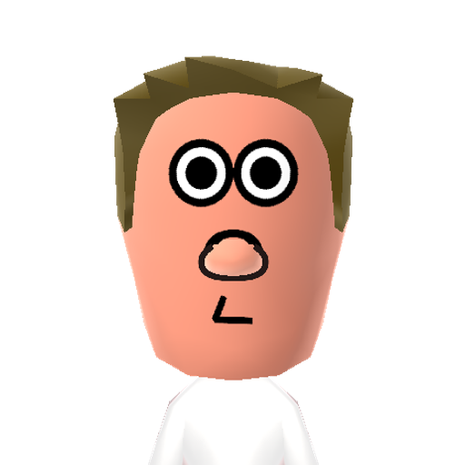 Ferb Mii character: Phineas's quiet stepbrother from England on the animated show "Phineas and Ferb".