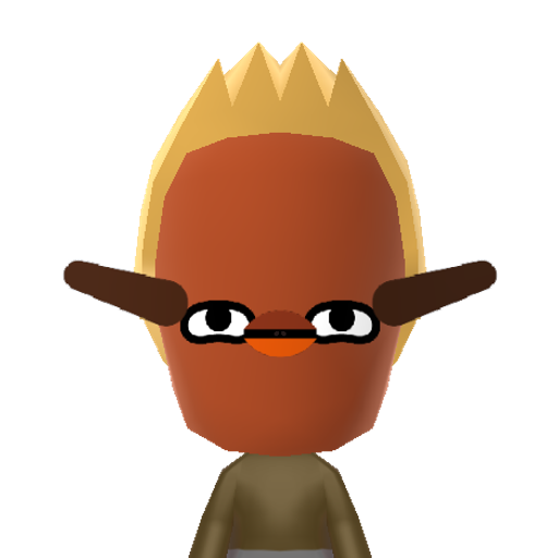 Stunfisk Mii character: The Ground/Electric Trap Pokemon introduced in the 5th generation.