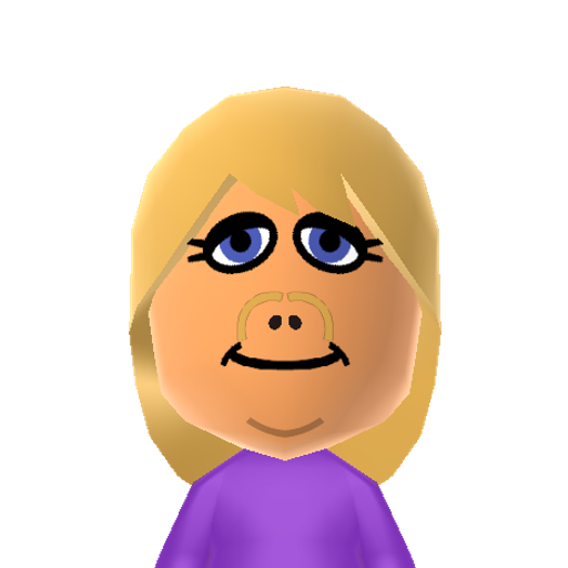 Miss Piggy Mii character: Miss Piggy from The Muppets. (Source: www.jvgs.net/tlblog/qrcodes.htm)