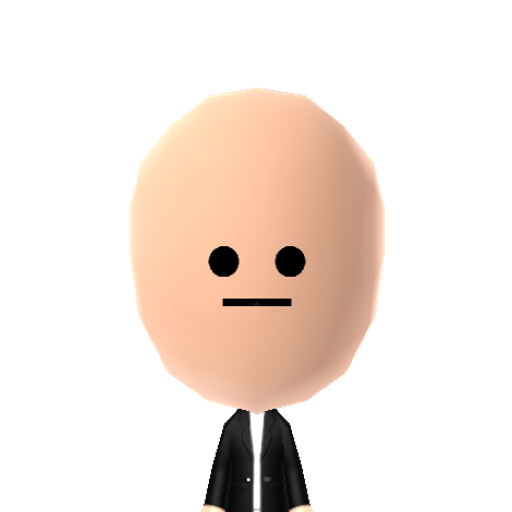 bob. Mii character: This is bob.