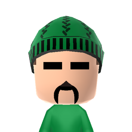 Creeper Mii character preview