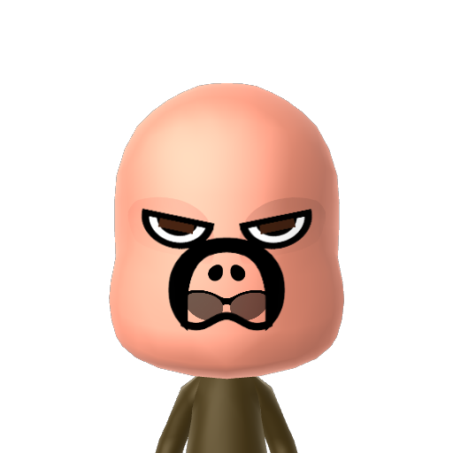 Piglin Mii character: These are extracted and derived from the Mii Central Miis from the 3DS Miitopia.