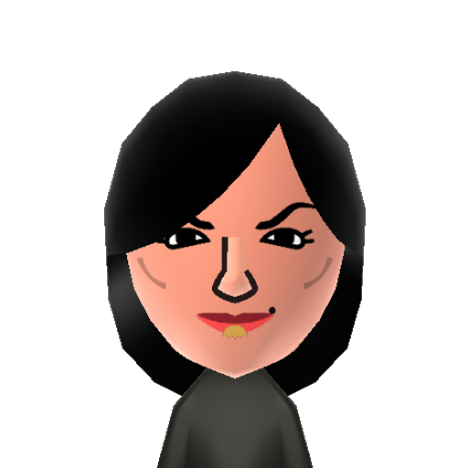 Crush Mii character: The face of women's MMA. A professional MMA fighter specializing in Muai Thai. She's also been seen as Crush on American Gladiators.