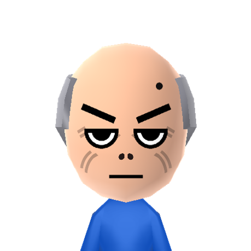 Mr. Burns Mii character: Homer's evil boss on "The Simpsons". He always says "Excellent!"