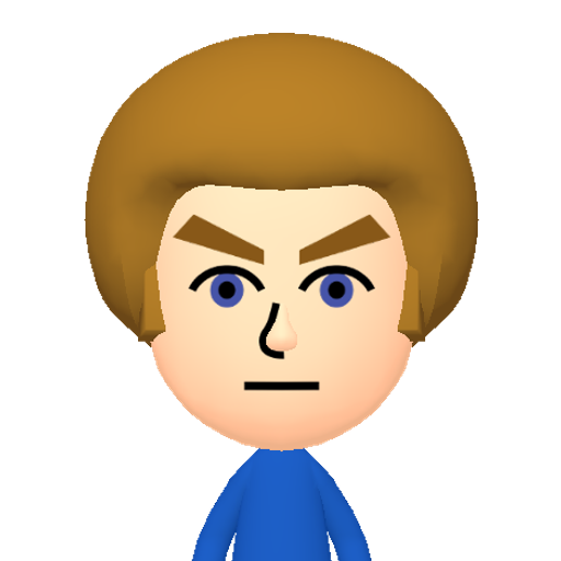 MaxTopR Mii character: This Mii is from the Switch SDK as a SampleDB Mii.